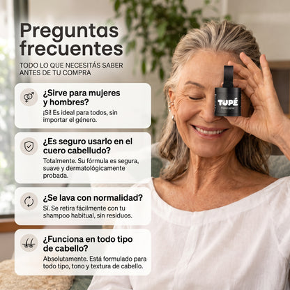Sombra Capilar Tupéᵀᴹ- Relleno Capilar Instantáneo
